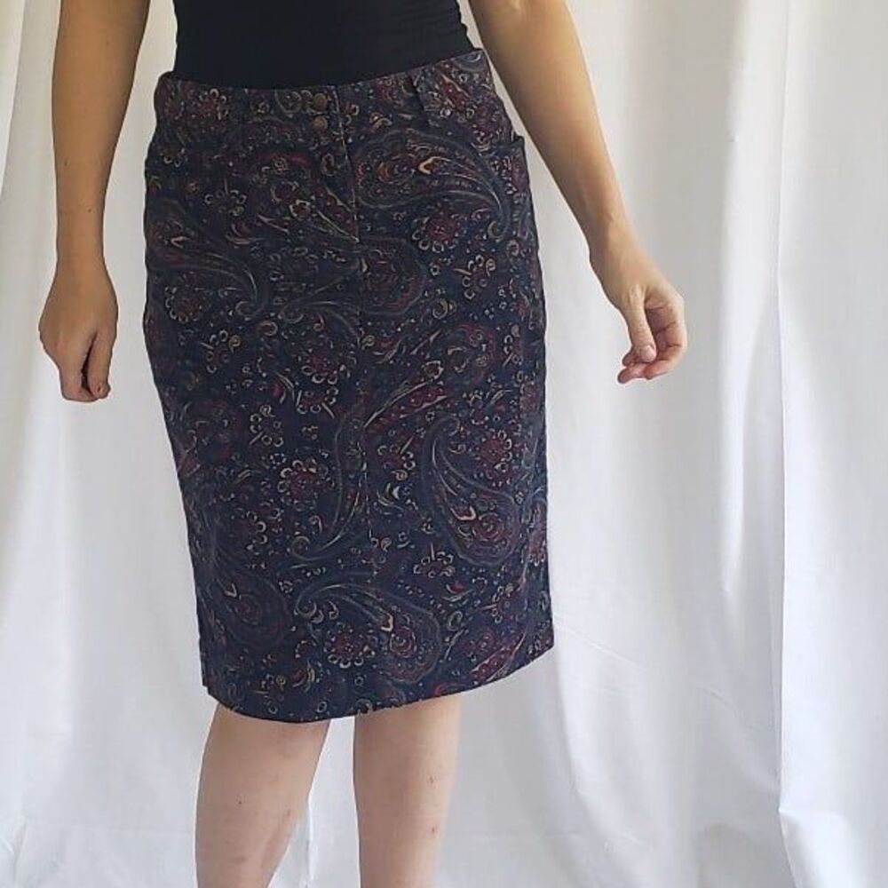 Tommy Hilfiger Paisley Corduroy Skirtβ